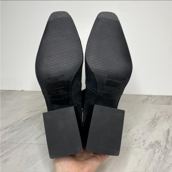 New! Blondo Salome Black Suede Bootie 11M - Picture 13 of 14